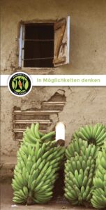 bananenstauden unter dem fenster eines lehmhauses| gritta heimerdinger grafik showroom freiburg