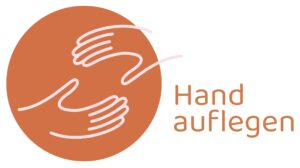 zwei einander zugewandte hände vor einem kreis | gritta heimerdinger grafik showroom freiburg